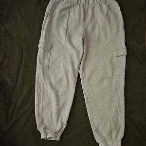 Hollister Cargo Sweatpants - Lt Gray